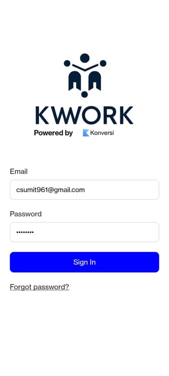 KWork screen