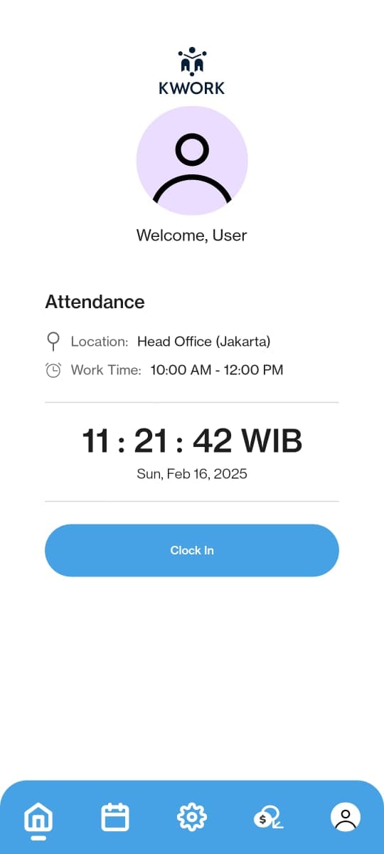 KWork screen 2