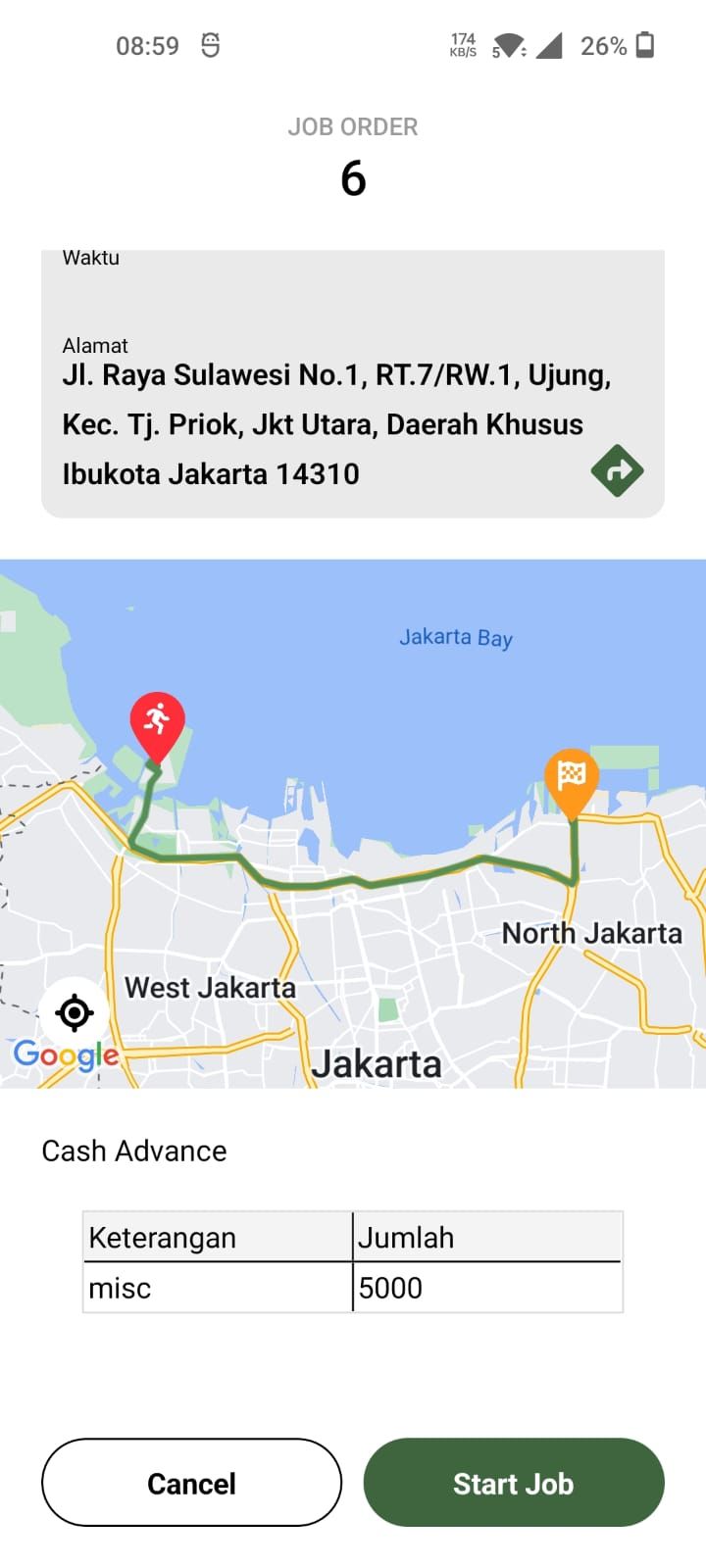 Konversi Fleet screen 7