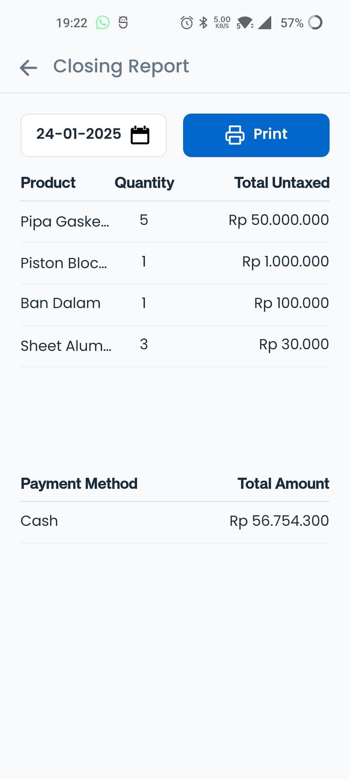 Konversi POS screen 7